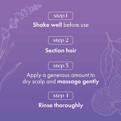 Lavender & Lychee Scalp & Hair Build Up Remover